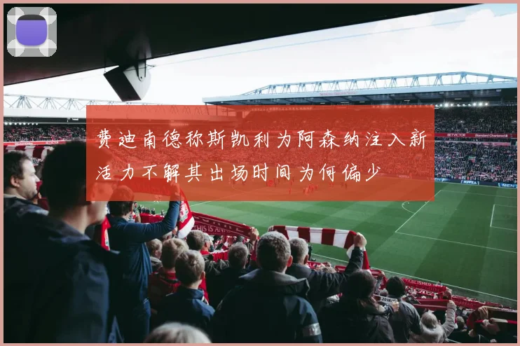 费迪南德称斯凯利为阿森纳注入新活力不解其出场时间为何偏少